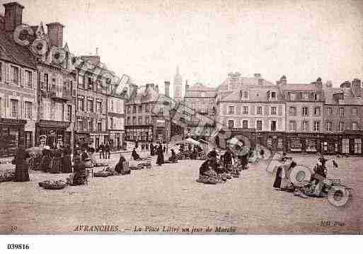 Ville de AVRANCHES, carte postale ancienne