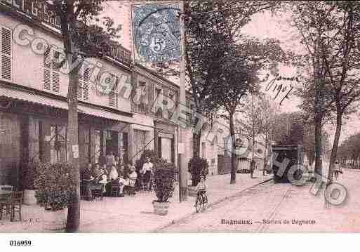 Ville de BAGNEUX, carte postale ancienne