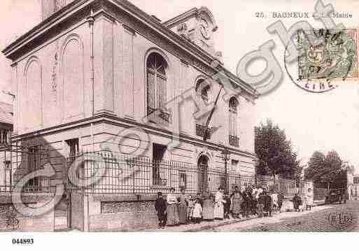 Ville de BAGNEUX, carte postale ancienne Ville de BAGNEUX, carte postale ancienne