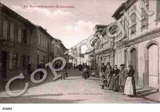 Ville de BAZIEGE, carte postale ancienne