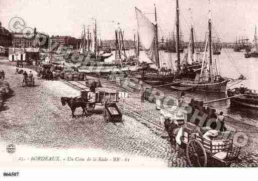 Ville de BORDEAUX, carte postale ancienne