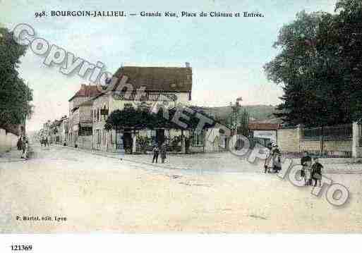 Ville de BOURGOINJALLIEU, carte postale ancienne