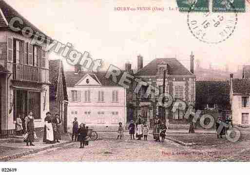 Ville de BOURYENVEXIN, carte postale ancienne