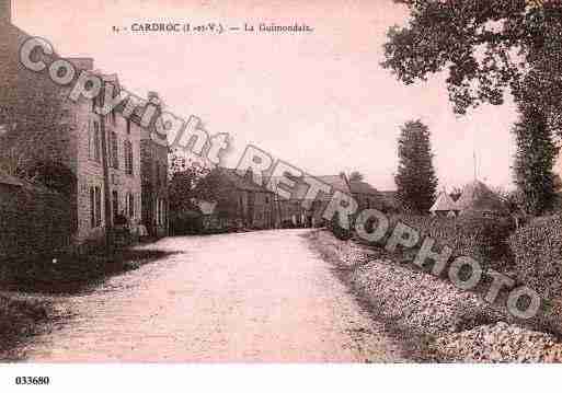 Ville de CARDROC, carte postale ancienne