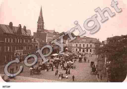 Ville de CAUDRY, carte postale ancienne