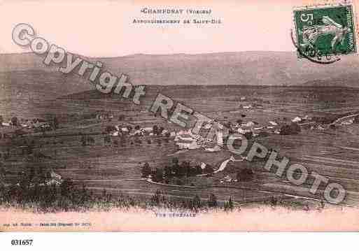 Ville de CHAMPDRAY, carte postale ancienne