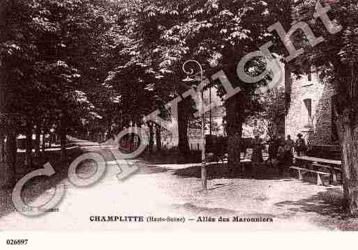 Ville de CHAMPLITTE, carte postale ancienne