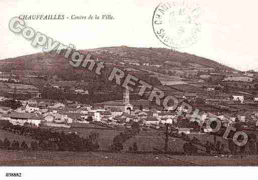 Ville de CHAUFFAILLES, carte postale ancienne