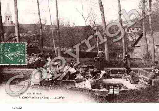 Ville de CHEVREGNY, carte postale ancienne