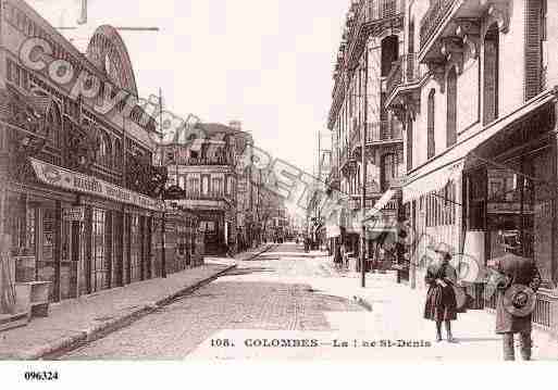 Ville de COLOMBES, carte postale ancienne