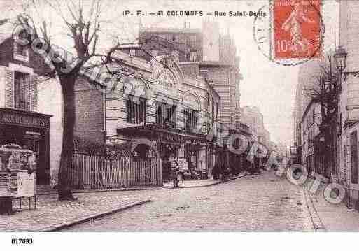 Ville de COLOMBES, carte postale ancienne