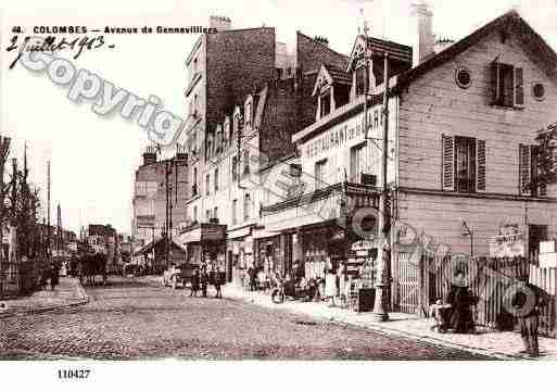 Ville de COLOMBES, carte postale ancienne