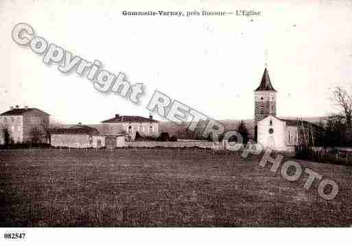 Ville de COMMELLEVERNAY, carte postale ancienne