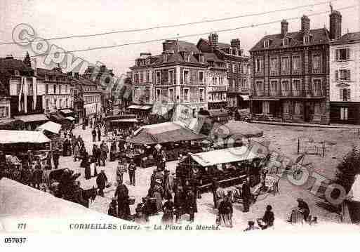 Ville de CORMEILLES, carte postale ancienne Ville de CORMEILLES, carte postale ancienne