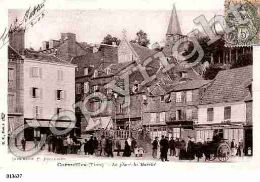 Ville de CORMEILLES, carte postale ancienne