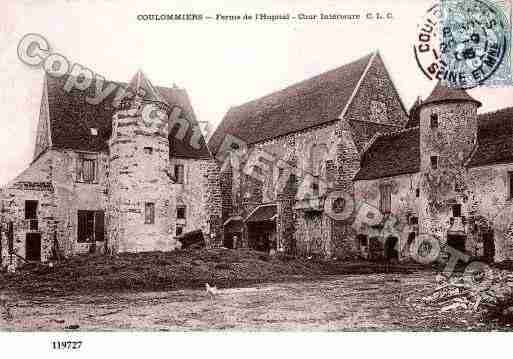 Ville de COULOMMIERS, carte postale ancienne