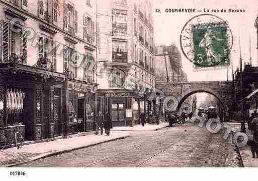 Ville de COURBEVOIE, carte postale ancienne