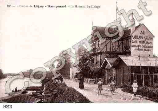 Ville de DAMPMART, carte postale ancienne