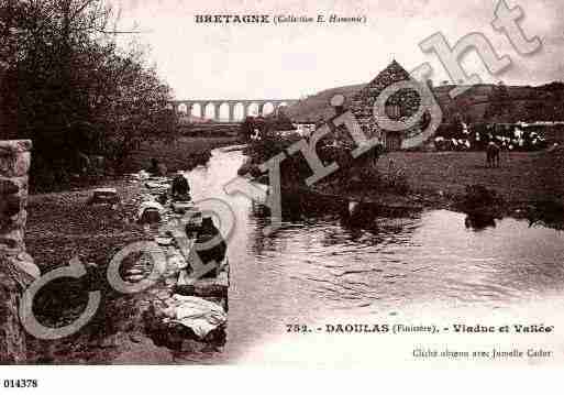 Ville de DAOULAS, carte postale ancienne