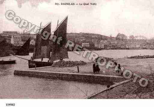 Ville de DAOULAS, carte postale ancienne