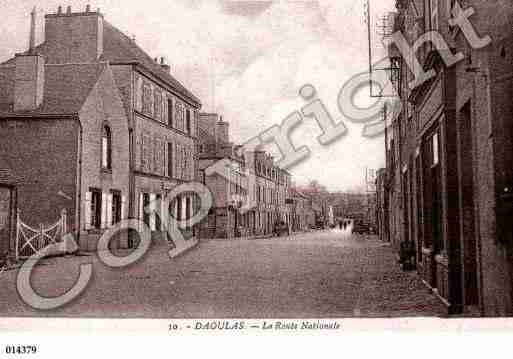 Ville de DAOULAS, carte postale ancienne