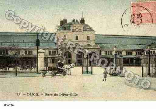 Ville de DIJON, carte postale ancienne