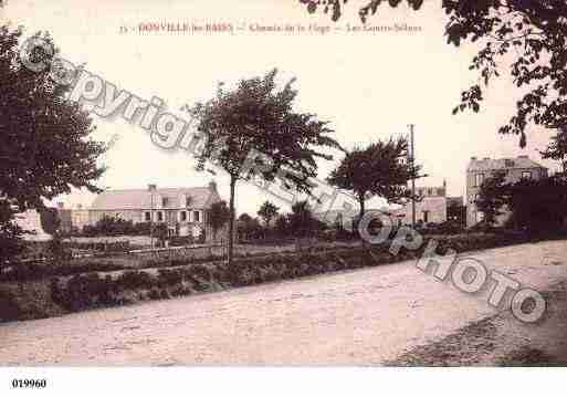 Ville de DONVILLELESBAINS, carte postale ancienne