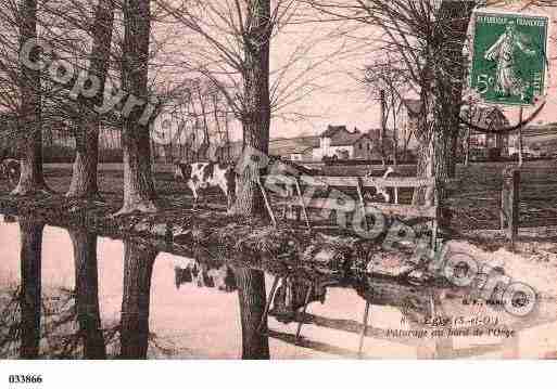 Ville de EGLY, carte postale ancienne