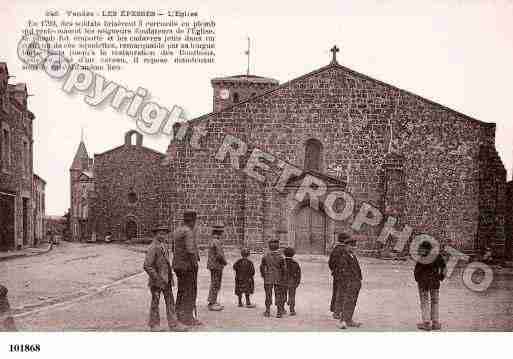 Ville de EPESSES(LES), carte postale ancienne