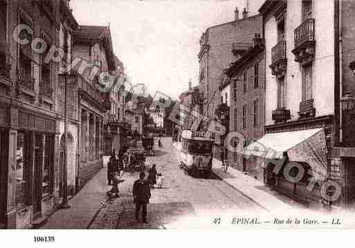 Ville de EPINAL, carte postale ancienne