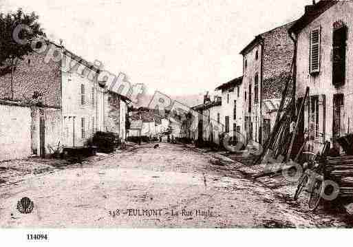 Ville de EULMONT, carte postale ancienne