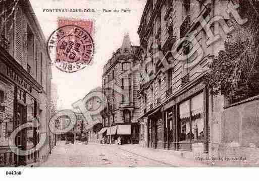 Ville de FONTENAYSBOIS, carte postale ancienne