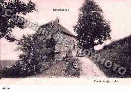 Ville de FORBACH, carte postale ancienne