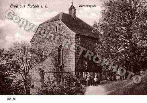 Ville de FORBACH, carte postale ancienne