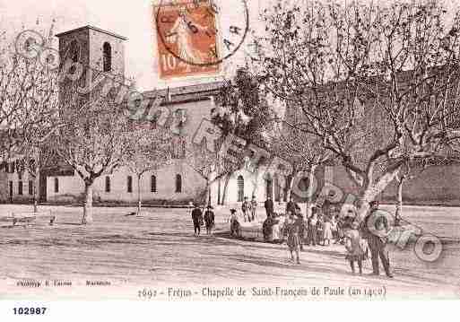 Ville de FREJUS, carte postale ancienne