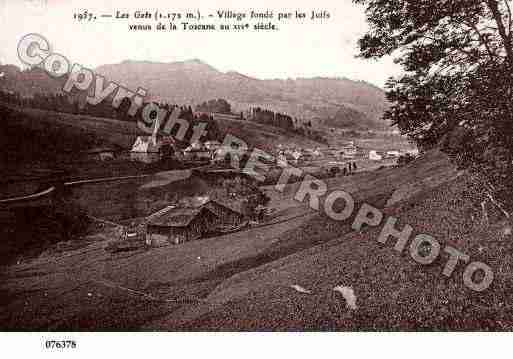 Ville de GETS(LES), carte postale ancienne