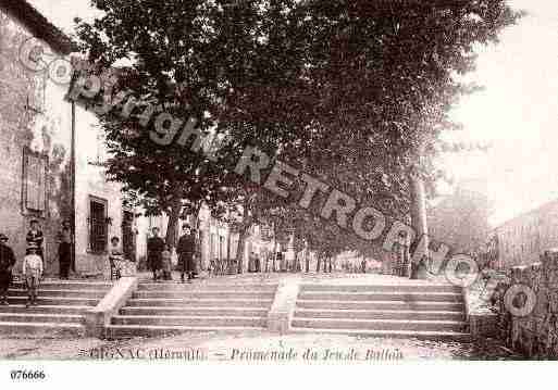 Ville de GIGNAC, carte postale ancienne