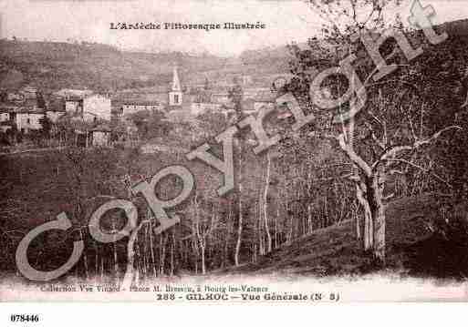 Ville de GILHOCSURORMEZE, carte postale ancienne