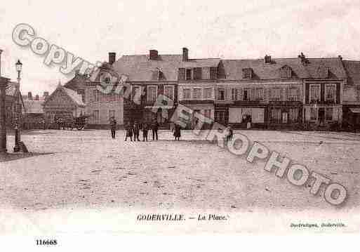 Ville de GODERVILLE, carte postale ancienne