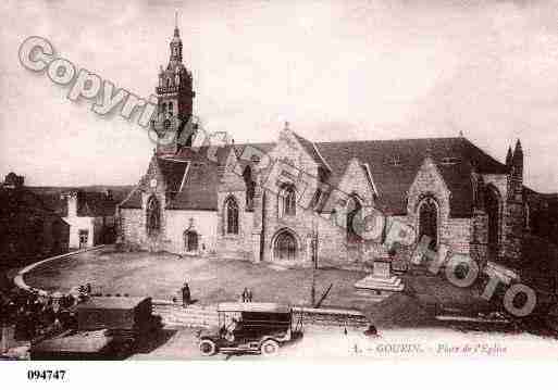 Ville de GOURIN, carte postale ancienne