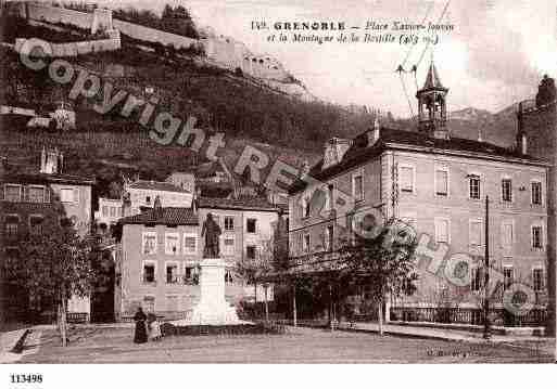 Ville de GRENOBLE, carte postale ancienne