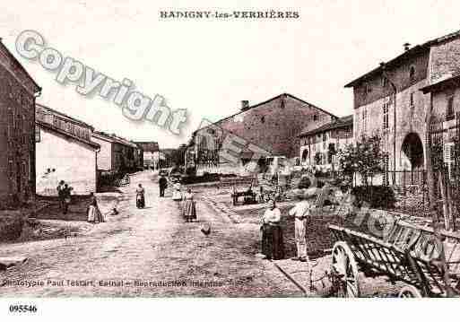 Ville de HADIGNYLESVERRIERES, carte postale ancienne