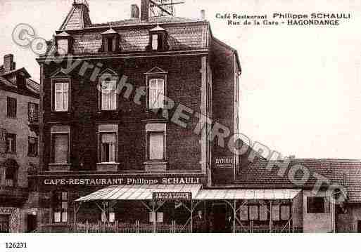 Ville de HAGONDANGE, carte postale ancienne