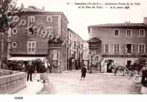 Ville de ISSOIRE, carte postale ancienne