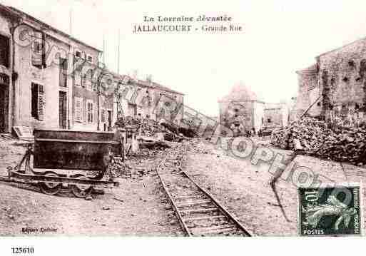 Ville de JALLAUCOURT, carte postale ancienne