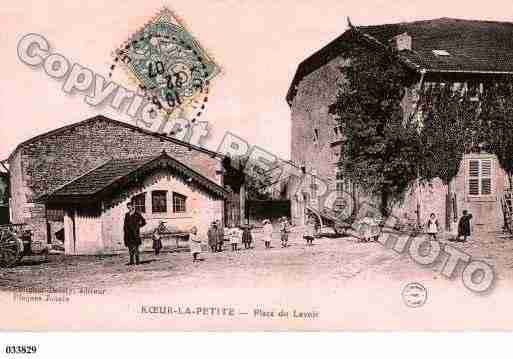 Ville de KOEURLAPETITE, carte postale ancienne