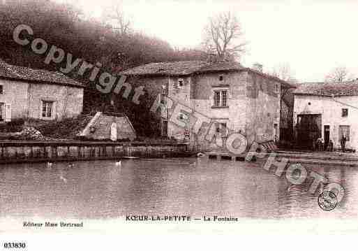 Ville de KOEURLAPETITE, carte postale ancienne