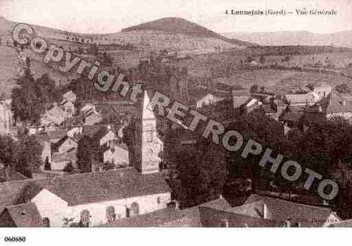 Ville de LANUEJOLS, carte postale ancienne Ville de LANUEJOLS, carte postale ancienne