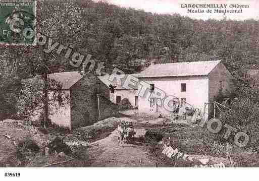 Ville de LAROCHEMILLAY, carte postale ancienne