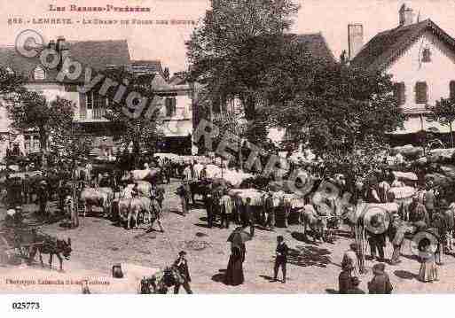 Ville de LEMBEYE, carte postale ancienne